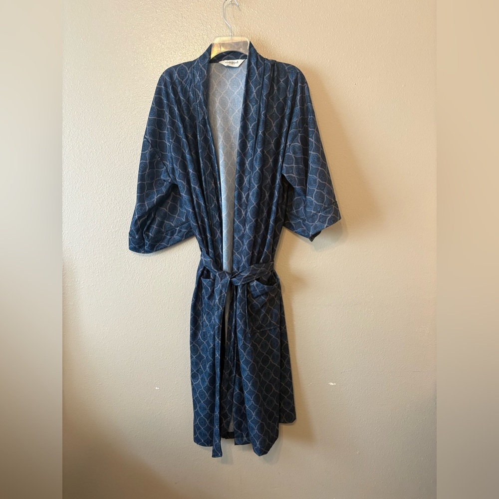 Blue Patterned Robe